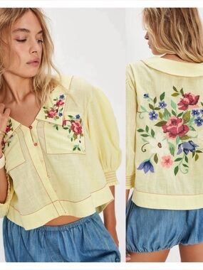 Free People Ryland Blouse